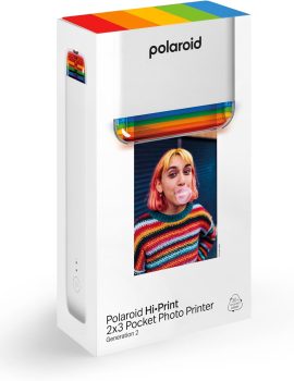Hi-Print – 2nd Generation Bluetooth Connected 2×3 Pocket Photo Dye-Sub Printer – White Printer Only (9128)
