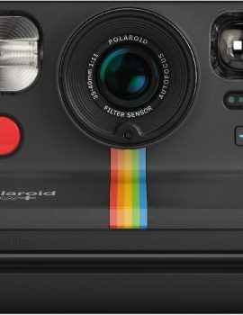 Now+ Black (9061) – Bluetooth Connected I-Type Instant Film Camera with Bonus Lens Filter Set