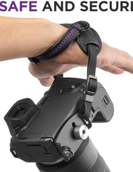 Altura Photo Camera Hand Strap – Rapid Fire Secure Grip, Padded Wrist Straps for Photographers for DSLR and Mirrorless Cameras